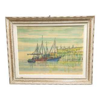 Old painting Marine