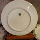 6 flat porcelain plates, "B.F Limoges" garlands of roses and geometric frieze, lot 1.