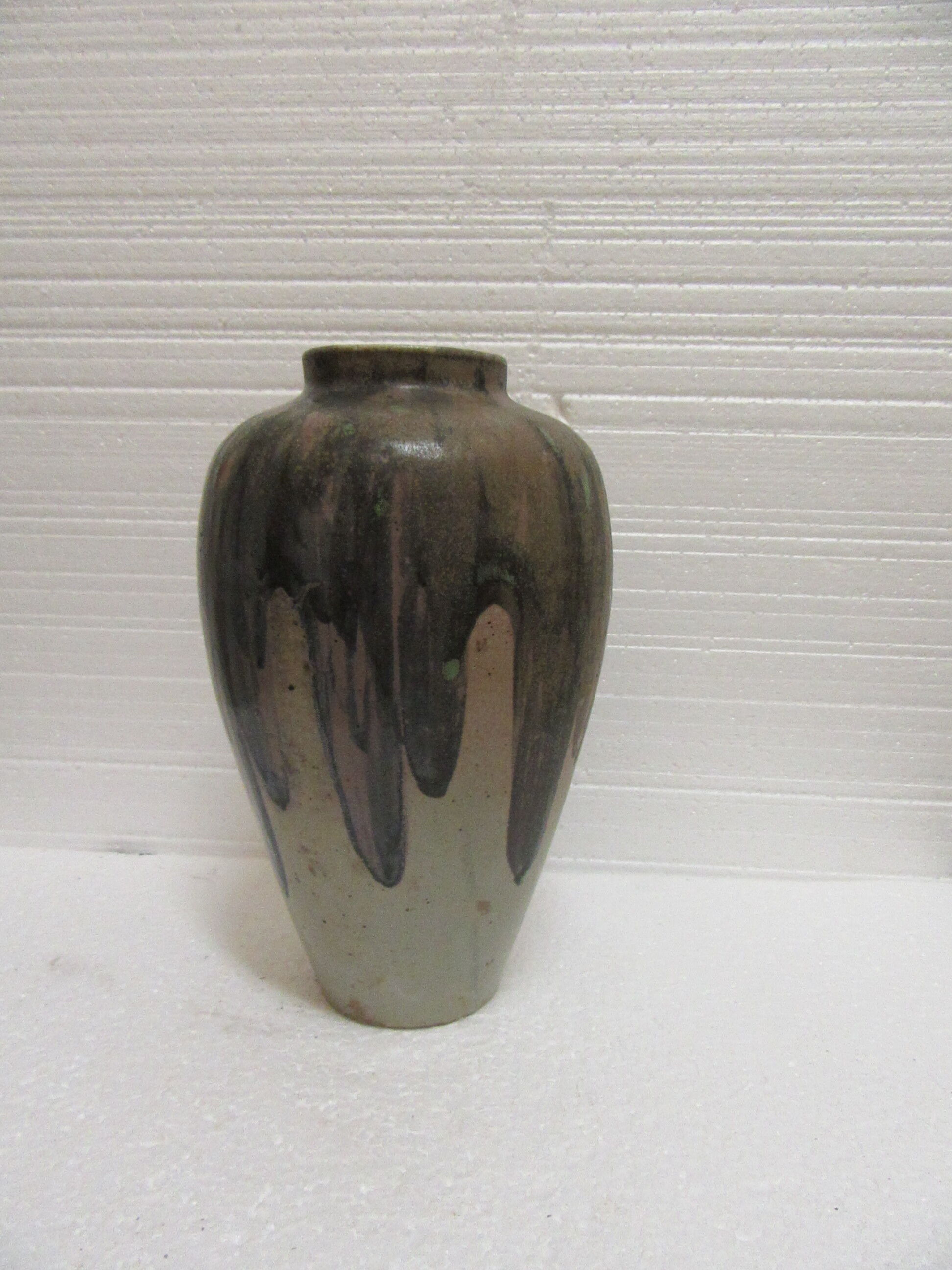 Vase Grebert céramique du beauvaisie signé c Grebert
