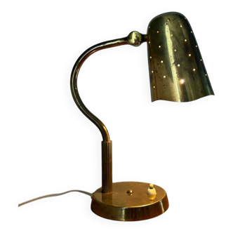 Swedish Brass Table Lamp from 1940s