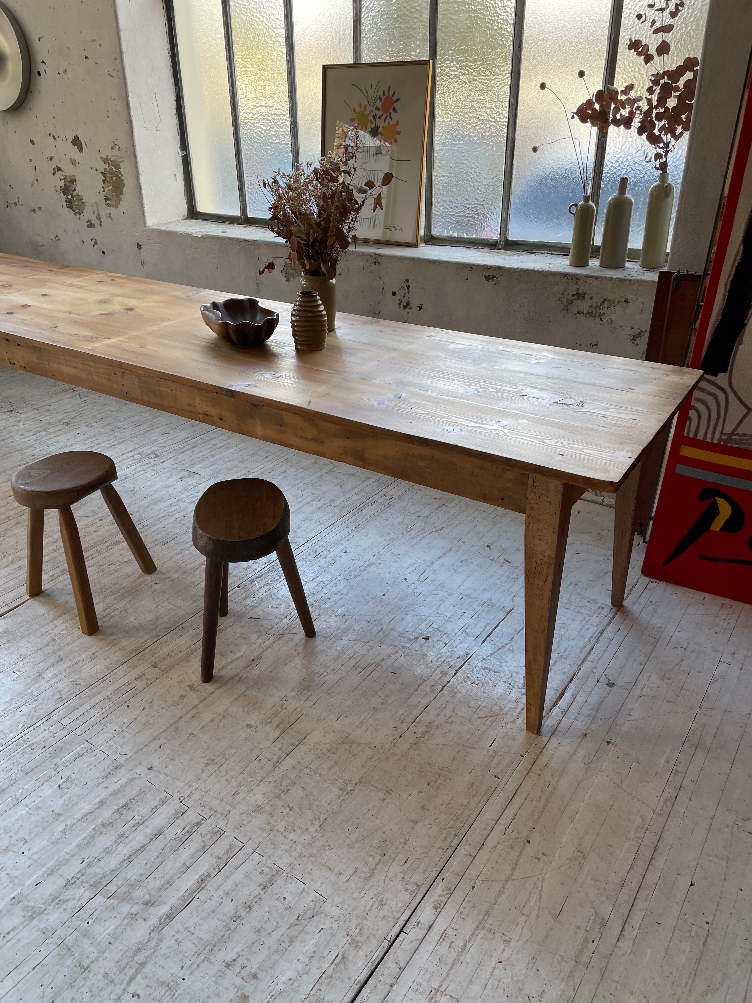 Farmhouse table beech pine XL 4m