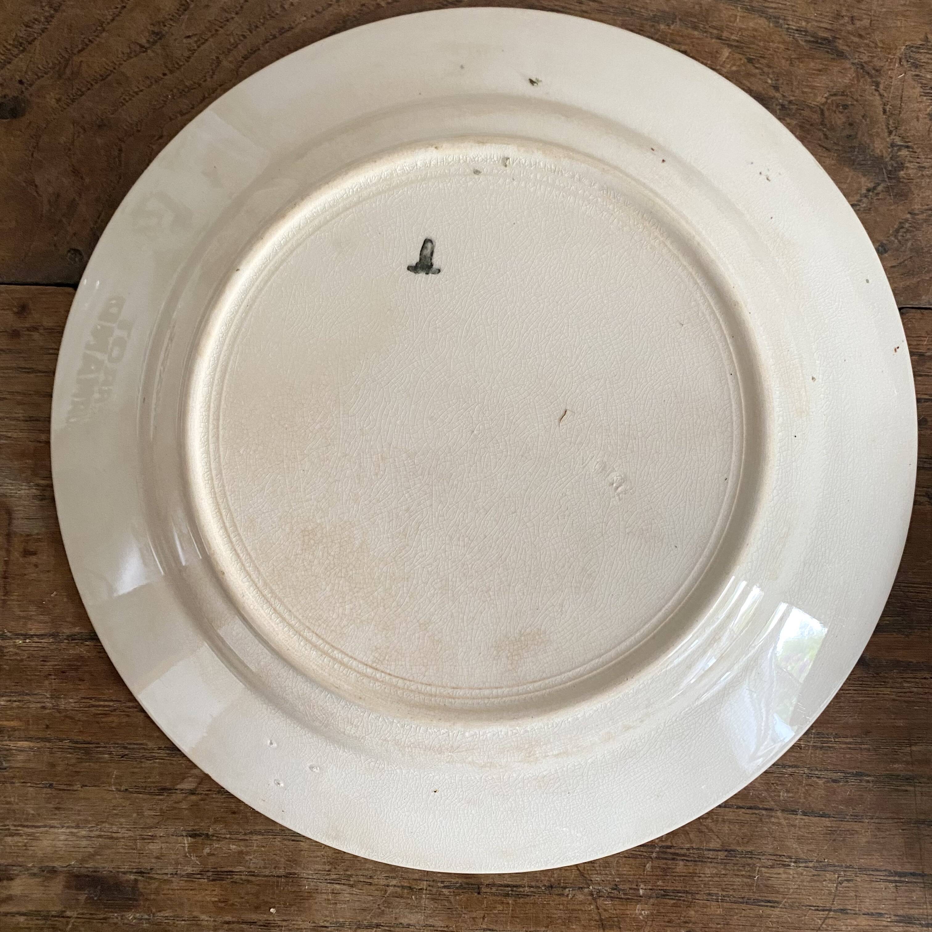 Onnaing Liseron ironstone soup plates