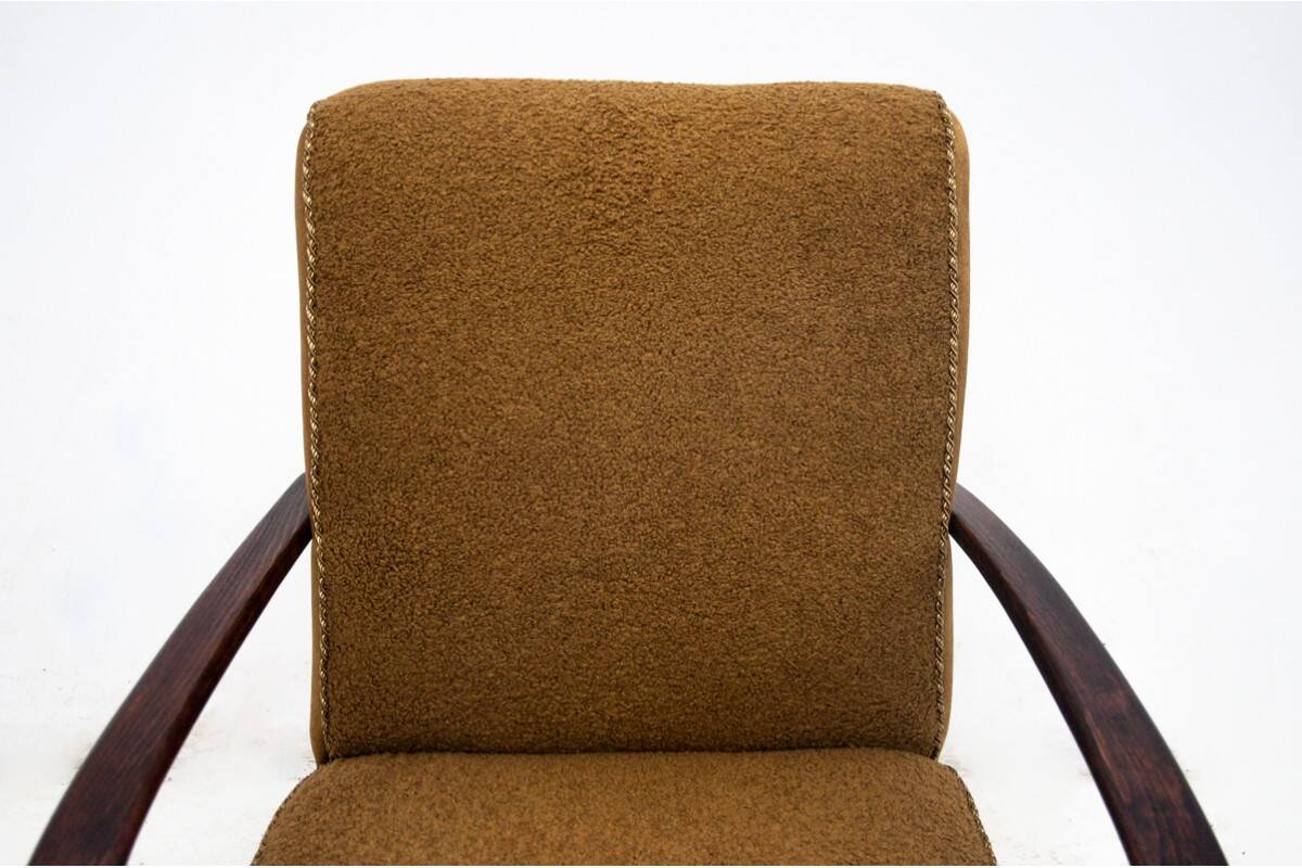 A pair of Art Deco armchairs by J. Halabala from the 1930s, Czech Republic.