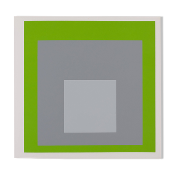 Josef ALBERS: Homage to the Square, White Marker - Colour Screen Print