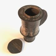 Italian brutalist lidded bronze jug by Lorenzo Burchiellaro, 1960s