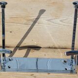 Nickel-plated brass coat rack