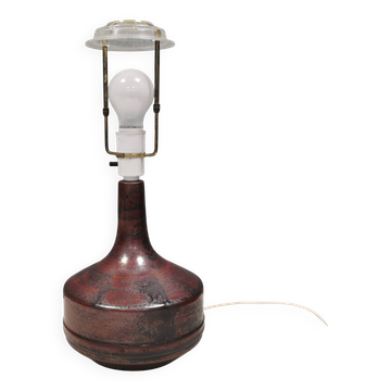 Lampe de table en céramique de Desiree Danemark des années 1980.