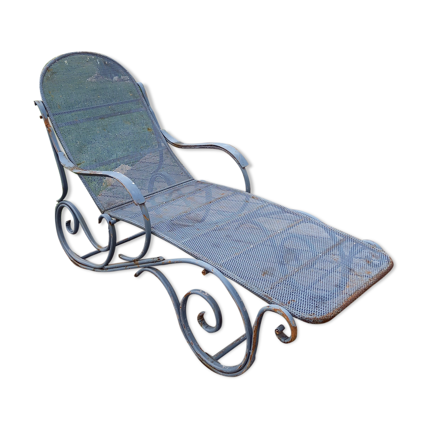 Grey chaise longue
