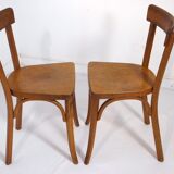 Paire de chaises bistrot Baumann