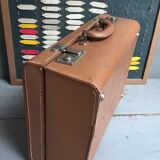 Bagajavion stitched leather suitcase
