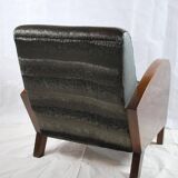 Chair & table low mid-century custom