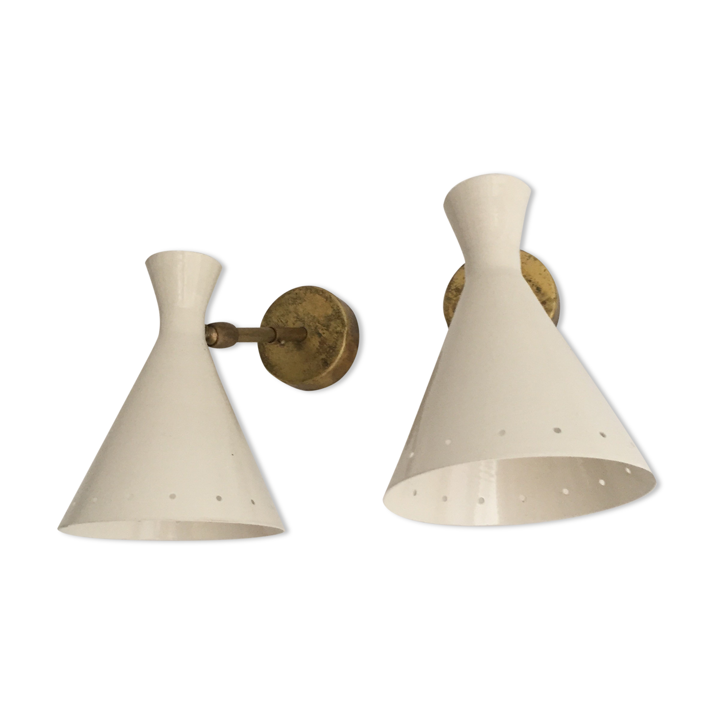 Wall lamp in the style of the Italian creations of the 50s