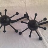 Pair of Sputnik coat racks 1990