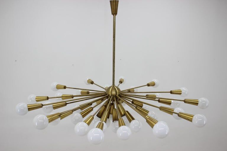 Rare Mid Century Chandelier Sputnik, Atomic, 1960s