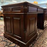 Classic English Desk with Green Inlay