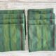 8 damask checkered napkins - cotton - 50x50 cm