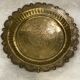 Oriental brass tray hammered