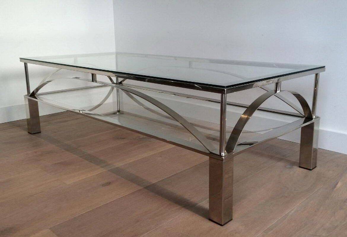 Chrome coffee table