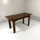 Rustic oak console table or desk 1960’s