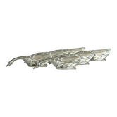 knife holder goose set of 6 metal