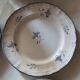 Set of 5 Niderviller flat plates in porcelain