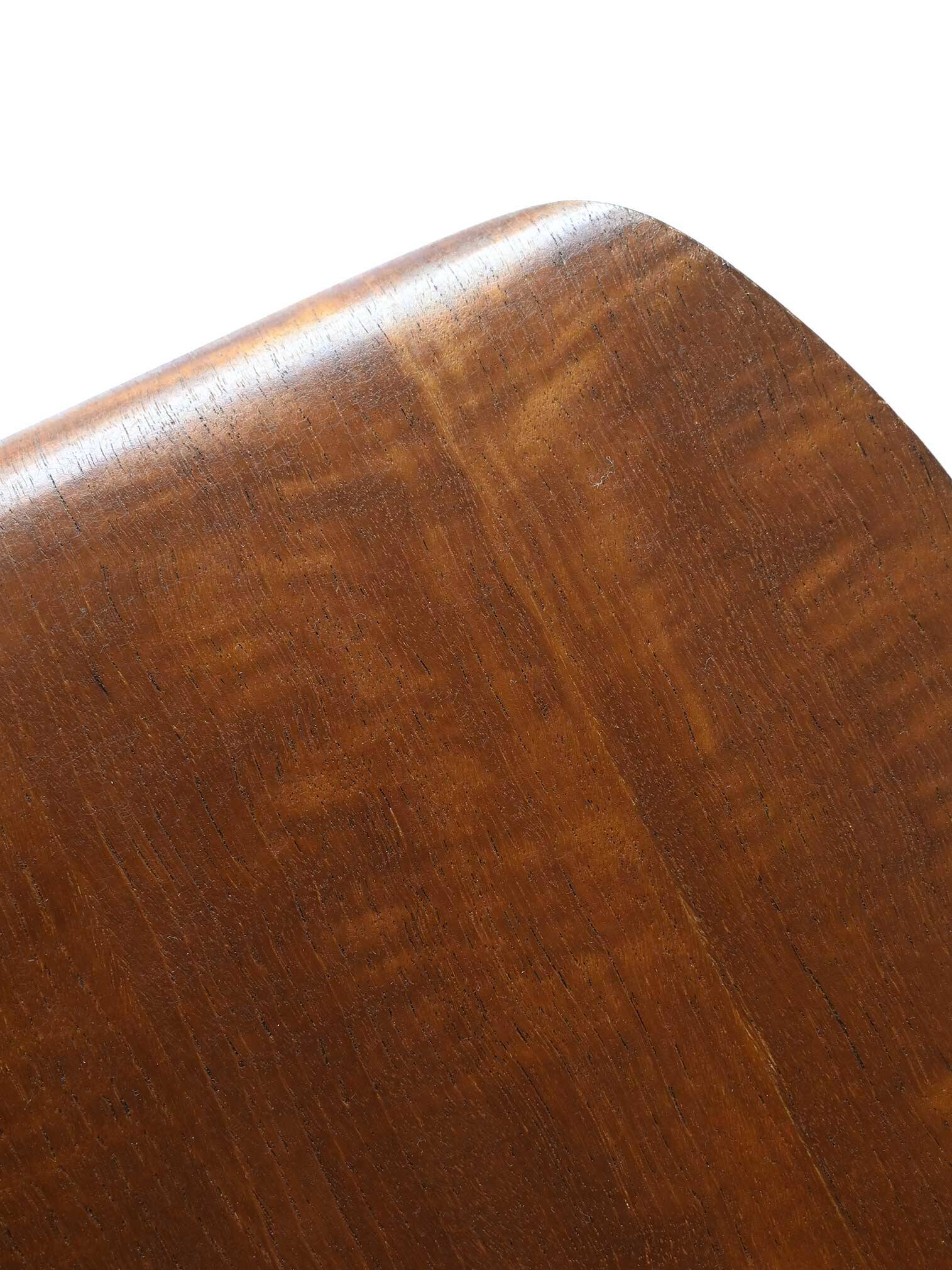 Paire de chaises scandinaves, en hêtre et acajou