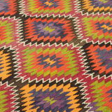 Anatolian handmade kilim rug 292 cm x 206 cm
