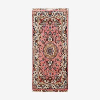 Persian Tabriz carpet in wool and silk made on silk, 70 RAJ