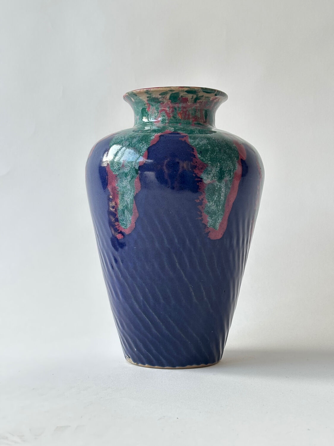 Glazed ceramic vase