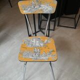 Vintage chair toile de jouy