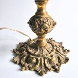 Belgian bronze lamp in Neoclassical style (circa 1910 - 1920)
