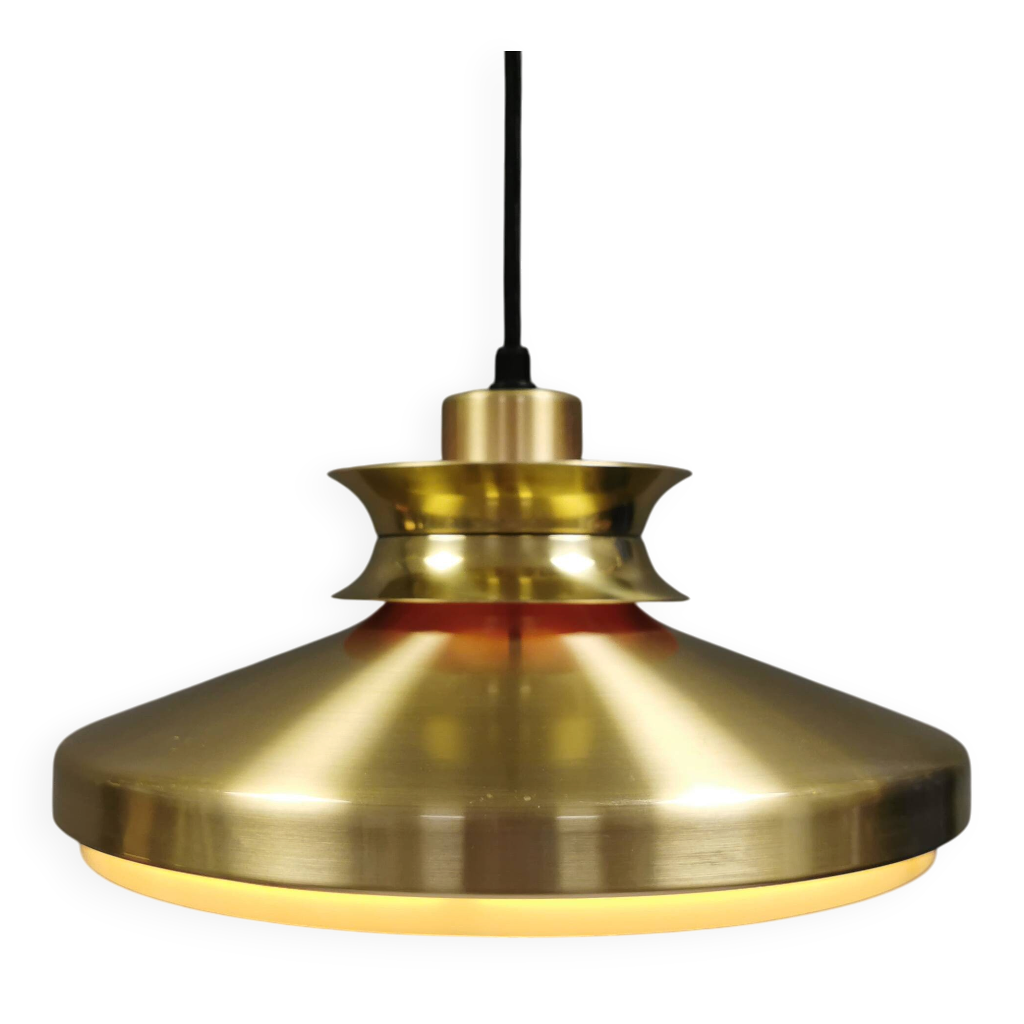 Hanging lamp from Danish Lyskær lighting, 1980s.