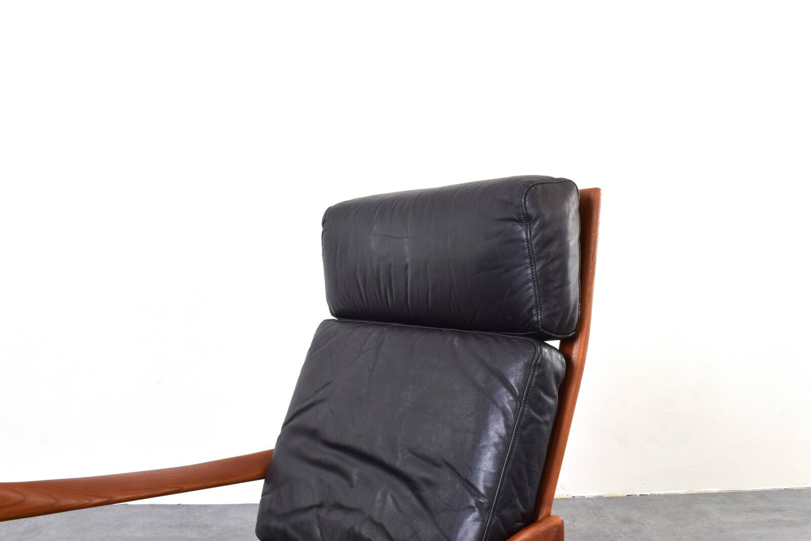 Mid-Century Teak Lounge Chairs by Illum Wikkelsø for Niels Eilersen, 1960s.