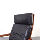 Mid-Century Teak Lounge Chairs by Illum Wikkelsø for Niels Eilersen, 1960s.