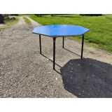 Vintage octagonal communal table