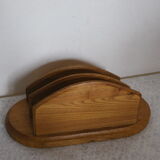 Wooden mail holder