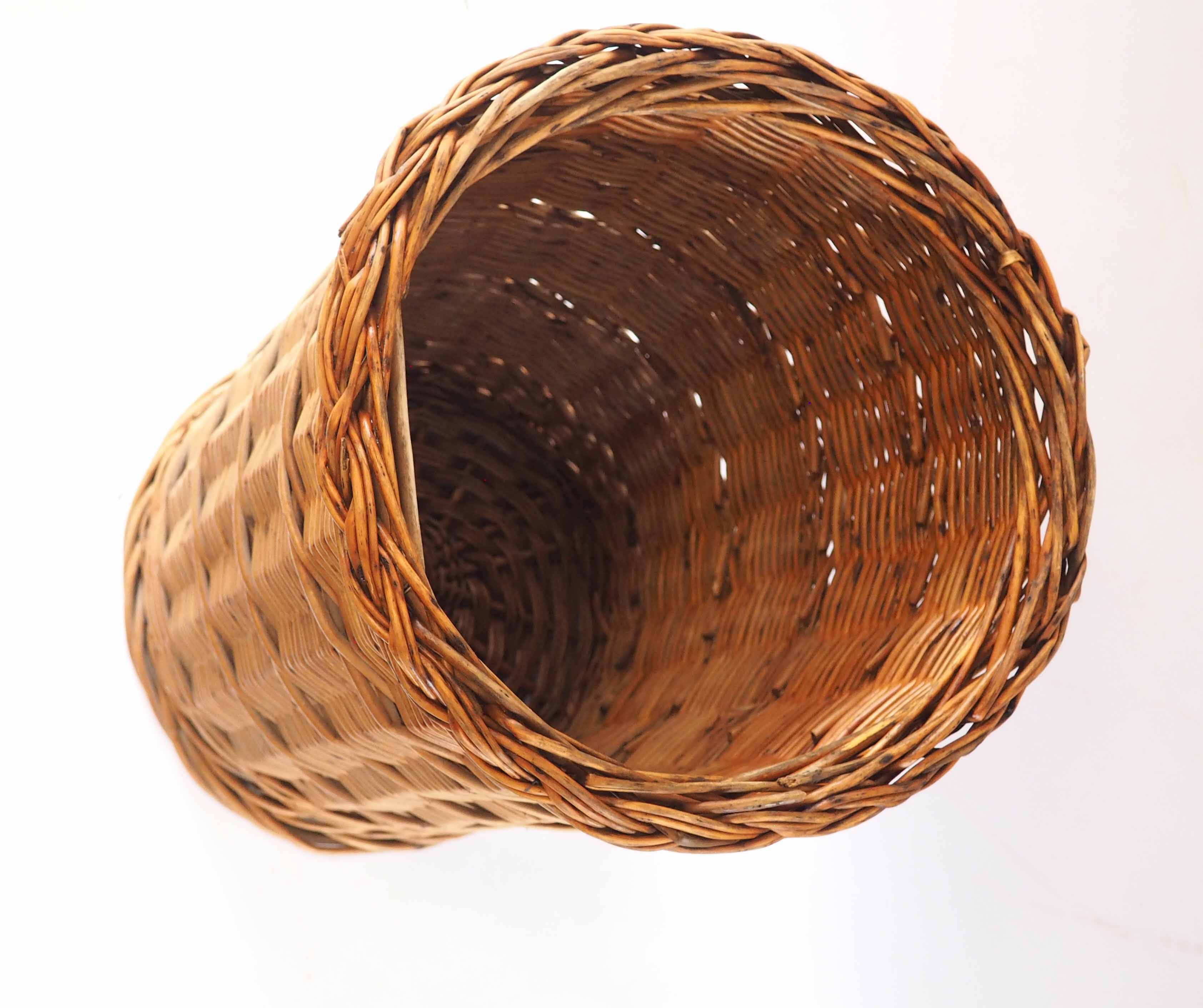 Large cylindrical basket