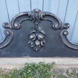 Old carved wooden pediment