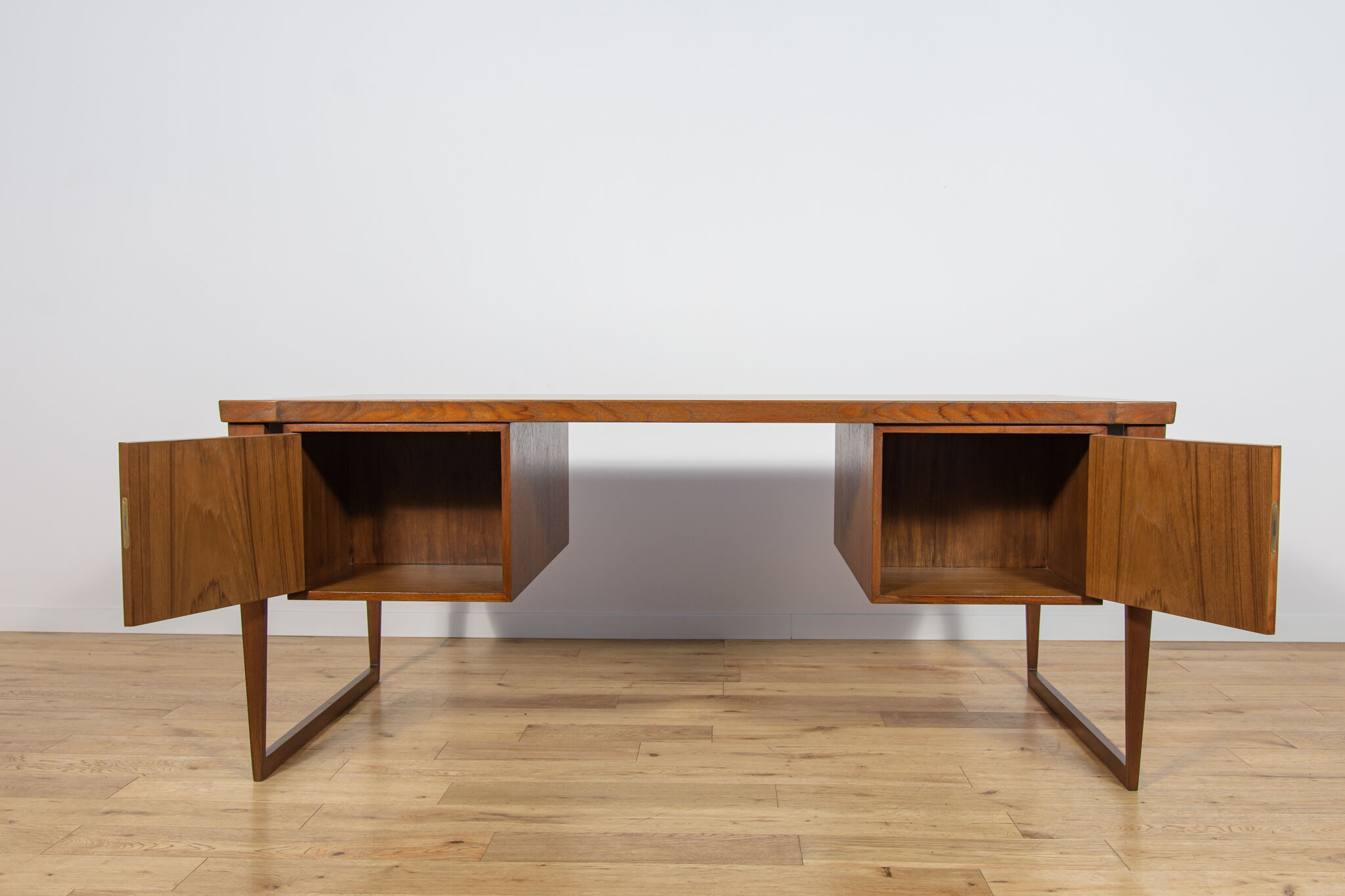 Model 70 desk in teak by Kai Kristiansen for Feldballes Møbelfabrik, Denmark, 1960s