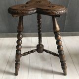 Antique Bobbin Sidetable Plantable 19th Century