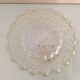 Round vintage bubbled glass ceiling light from the 60s and 70s