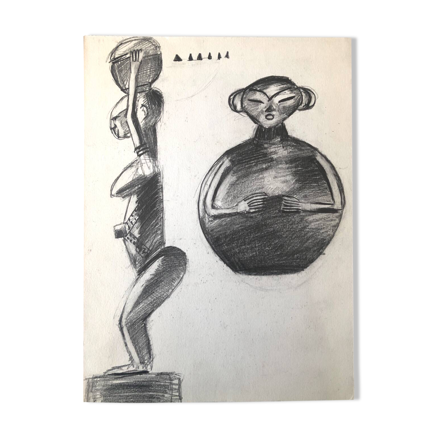 Drawing African Sculptures