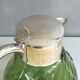 Carafe en verre cristal, “Kalte Ente”, pichet vintage en argent massif