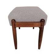 Vintage camel boucle stool, Edmund Homa, Europe, 1960s