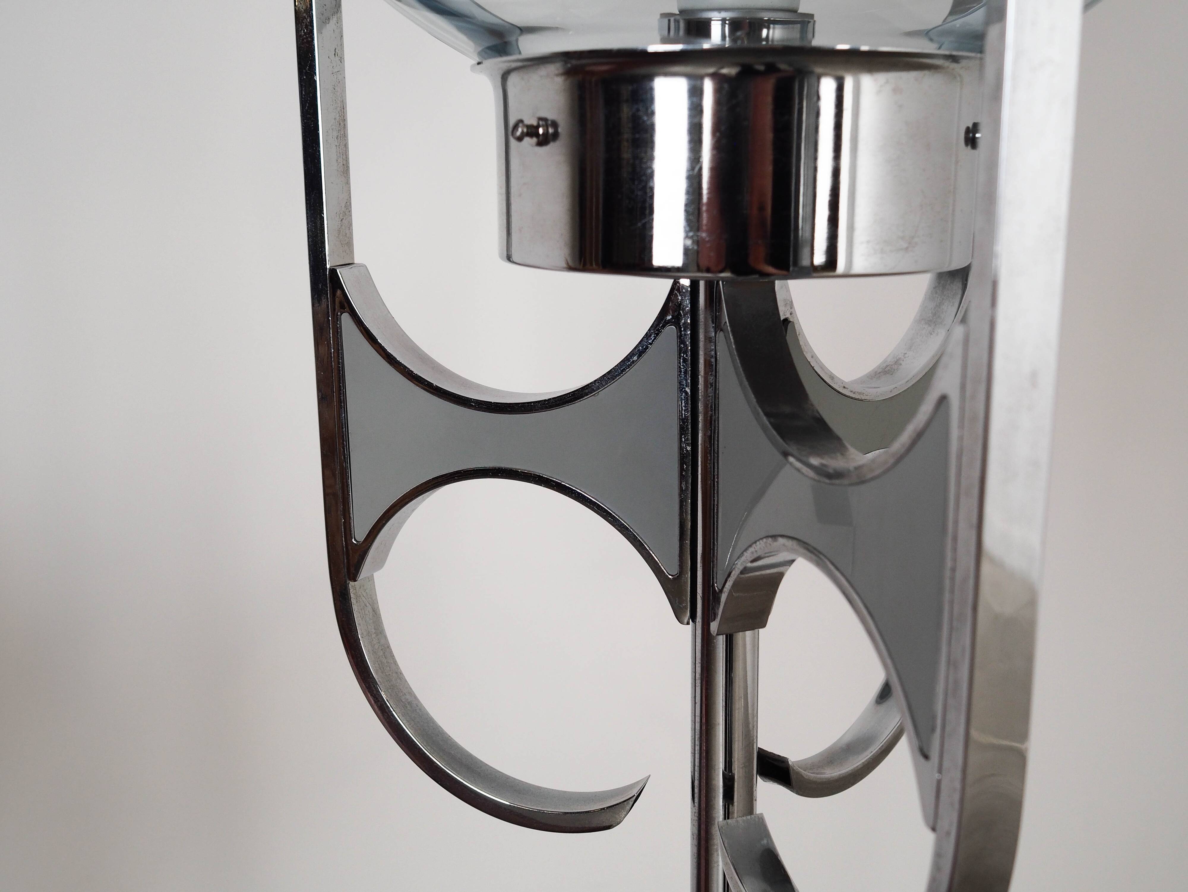 Floor lamp, Murano glass, Italian design, 1970s, production: Italy