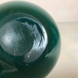 Small turquoise blue Murano style vase