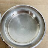 Coquillor silver metal butter dish