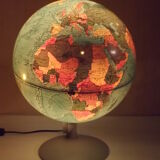 World map globe Scan light-globe Scandinavian Made in Denmark Copenhagen 1972