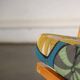 Boomerang armchair Thévenon fabric