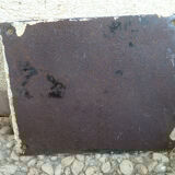 Enamelled plate numbered 10